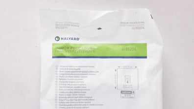 Halyard 89206 Minor Procedure Fenestrated Drape 30 x 30inch
